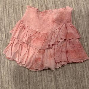 Pink ruffle skirt!!